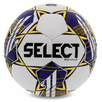 Мяч футбольный SELECT ROYALE FIFA BASIC V23 ROYALE-5WV №5 белый-фиолетовый ROYALE-5WV фото