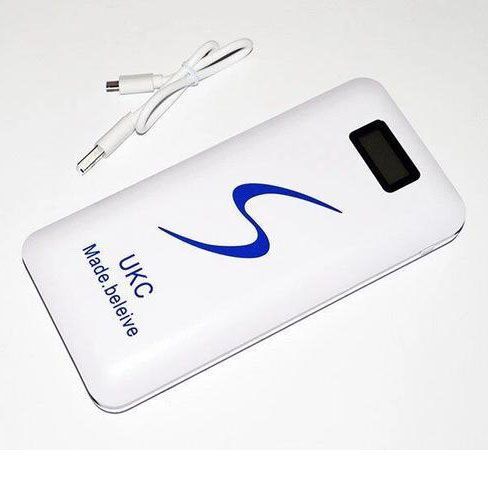 Портативне мобільне заряджання Power Bank 30000/9600mAh UKC, Умб зарядне power bank. Колір: білий ws33715 фото