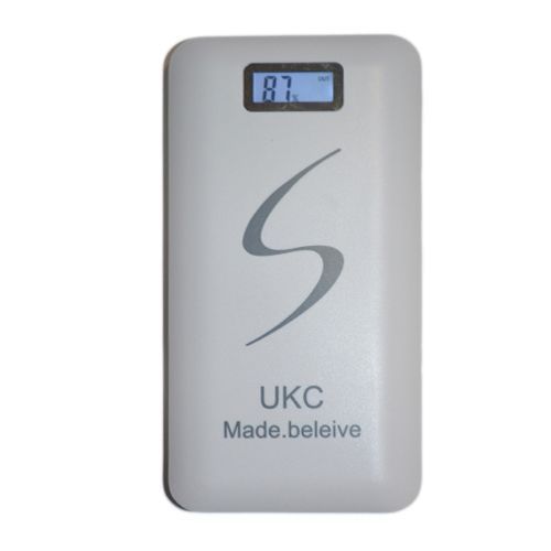 Портативне мобільне заряджання Power Bank 30000/9600mAh UKC, Умб зарядне power bank. Колір: білий ws33715 фото