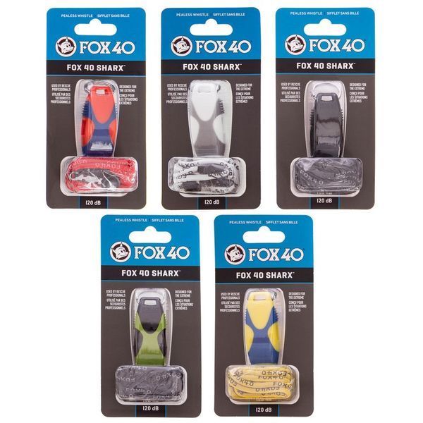 Свисток спортивный судейский пластиковый со шнурком SHARX SAFETY FOX40-SHARX-SAF цвета в ассортименте FOX40-SHARX-SAF фото