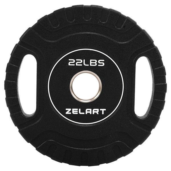 Блини диски CPU покриття 2 Handle металева втулка Zelart TA-3438-10 o51мм 10кг чорний TA-3438-10 фото