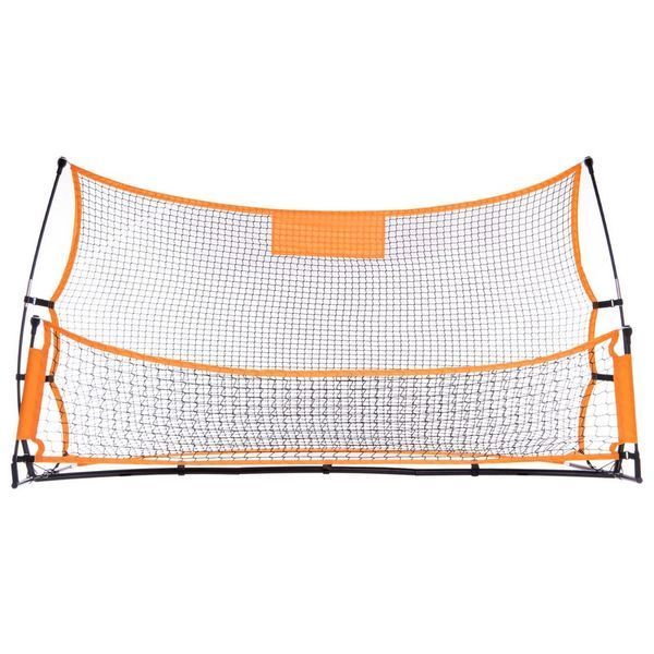 Тренажер футбольный отражатель ударов ребондер двойной Quickster soccer trainer SP-Sport C-2847 2,1x1,2м оранжевый-черный C-2847 фото