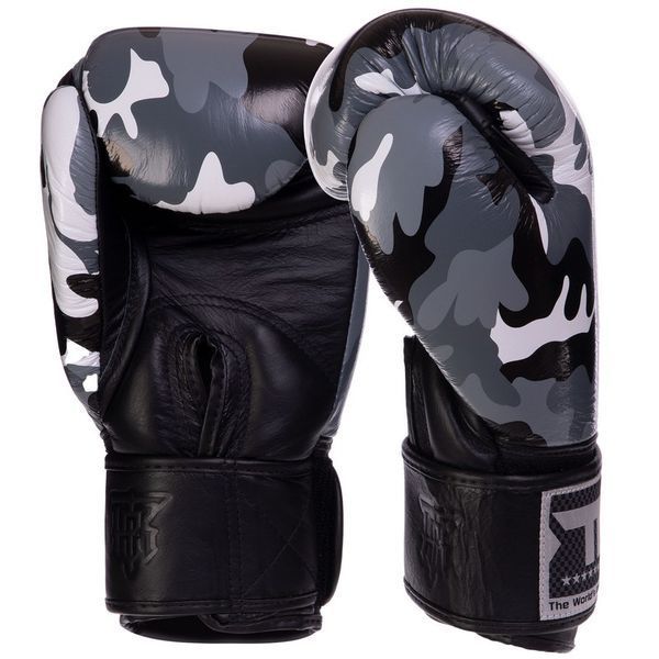 Перчатки боксерские на липучке кожаные TOP KING Empower Camouflage TKBGEM-03 8-18унций цвета в ассортименте 8 унции TKBGEM-03 фото