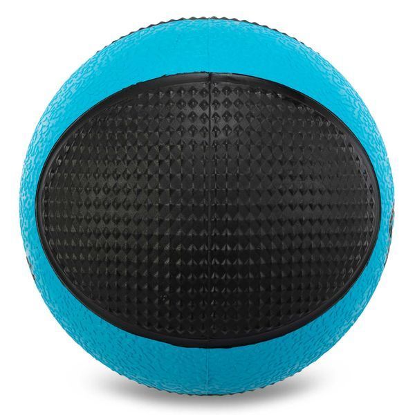 М'яч медичний медбол Medicine Ball LiveUp LP8112-2 2 кг чорний-синій LP8112-2 фото