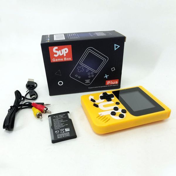 Игровая приставка консоль Sup Game Box 500 игр, игровые приставки к телевизору. Цвет: желтый ws76459-4 фото