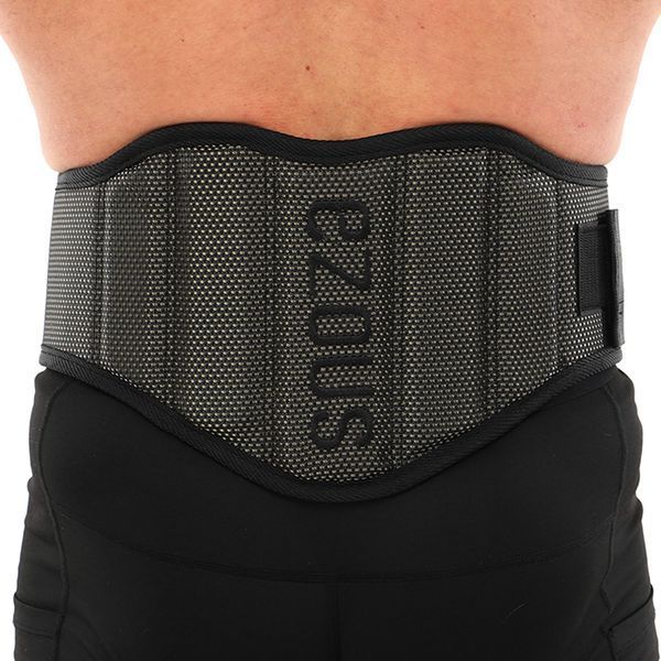 Пояс атлетический текстильный EZOUS HARBINGER POWER BELT O-10 спинка-20см размер S-L черный O-10 фото