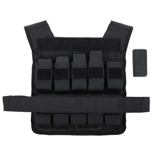 Жилет утяжелитель с регулируемым весом Zelart WEIGTH VEST TA-7815-20 вес-1-20кг черный TA-7815-20 фото