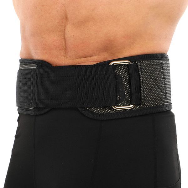 Пояс атлетический текстильный EZOUS HARBINGER POWER BELT O-10 спинка-20см размер S-L черный O-10 фото