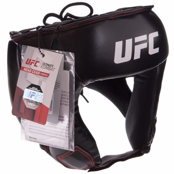 Шлем боксерский открытый PU UFC UBCF-75182 черный UBCF-75182 фото