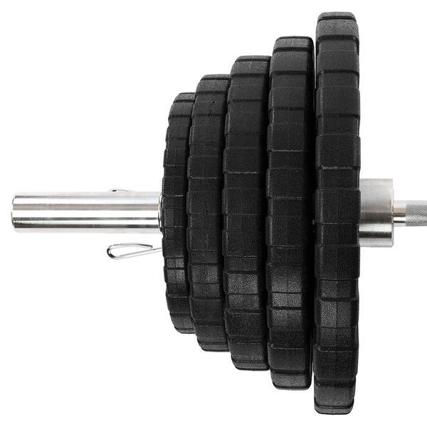 Блини диски CPU покриття 2 Handle металева втулка Zelart TA-3438-10 o51мм 10кг чорний TA-3438-10 фото