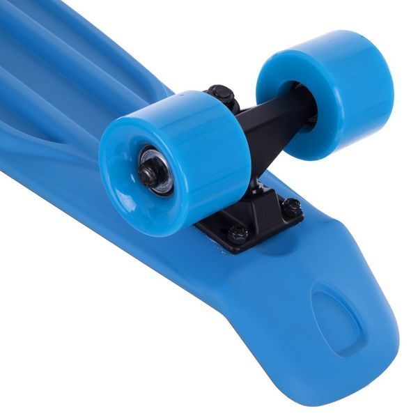 Пенни борд Penny Board круизер пластиковый RUBBER 22' RUBBER SOFT FISH SK-410-3 зеленый-синий SK-410-3 фото