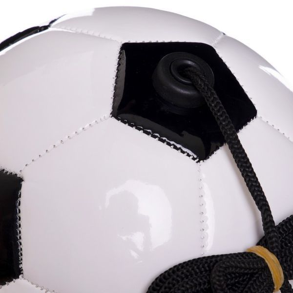 Мяч футбольный тренажер на веревке для тренировки техники SP-Sport OFFICIAL FB-6883-3 №3 черный-белый FB-6883-3 фото