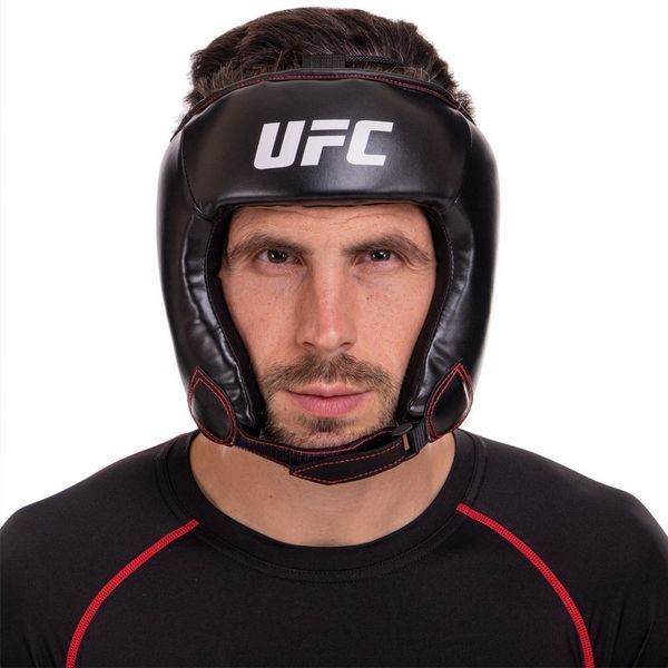 Шлем боксерский открытый PU UFC UBCF-75182 черный UBCF-75182 фото