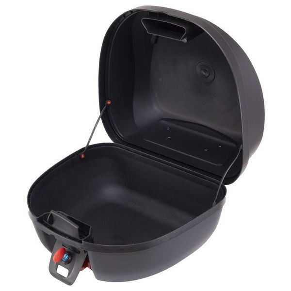 Кофр центральный задний для мотоцикла пластиковый Top Case YUNMING ZJH-0831 1шт 40x28x41см черный-красный ZJH-0831 фото