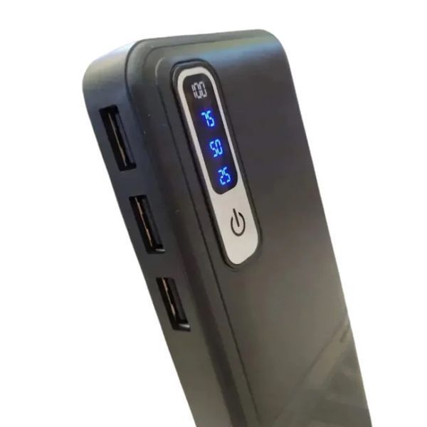 Портативное Зарядное Устройство Павербанк 20000 mAh 2хUSB Power Bank Smart Tech. Цвет: черный ws13243 фото