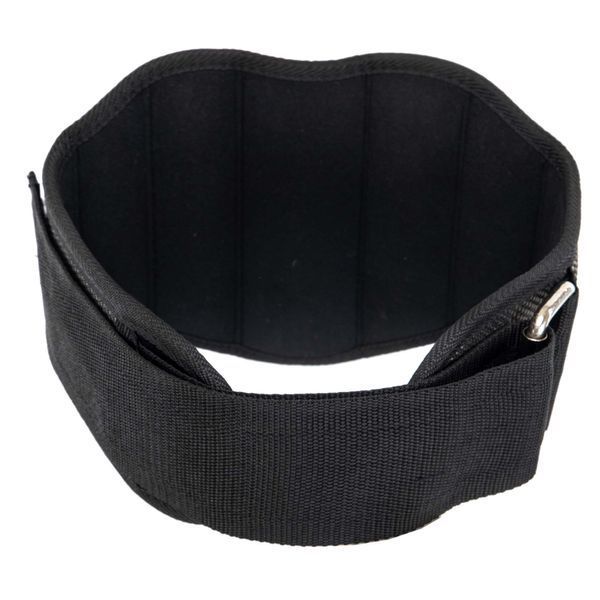 Пояс атлетический текстильный EZOUS HARBINGER POWER BELT O-10 спинка-20см размер S-L черный O-10 фото