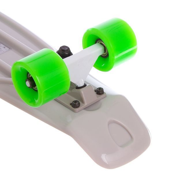 Пенни борд Penny Board круизер пластиковый 22' FISH SK-401-38 серый-белый-салатовый SK-401-38 фото