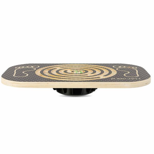 Доска балансировочная с лабиринтом Zelart BALANCE BOARD FI-5360 46х30х8см черный FI-5360 фото