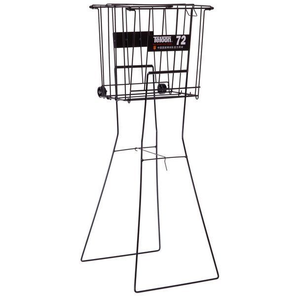 Корзина для теннисных мячей TENNIS BALL CART на 72 мяча TELOON T111-72 черный T111-72 фото