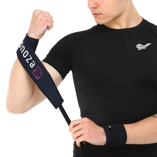 Бинты кистевые для жима STRENGTH WRIST WRAPS EZOUS C-02 2штуки черный C-02 фото