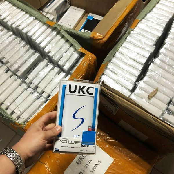 Портативне мобільне заряджання Power Bank 30000/9600mAh UKC, Умб зарядне power bank. Колір: білий ws33715 фото