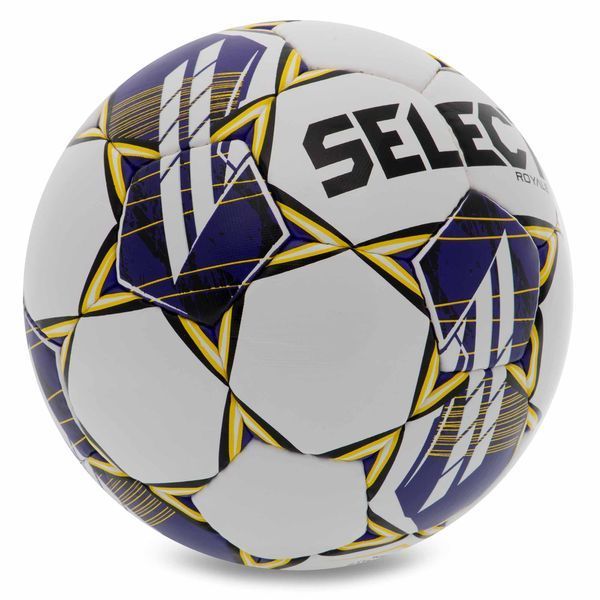 Мяч футбольный SELECT ROYALE FIFA BASIC V23 ROYALE-5WV №5 белый-фиолетовый ROYALE-5WV фото