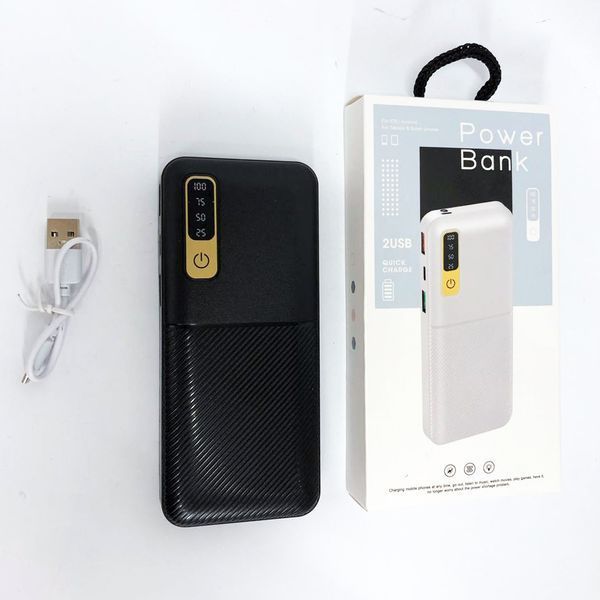 Портативное Зарядное Устройство Павербанк 20000 mAh 2хUSB Power Bank Smart Tech. Цвет: черный ws13243 фото