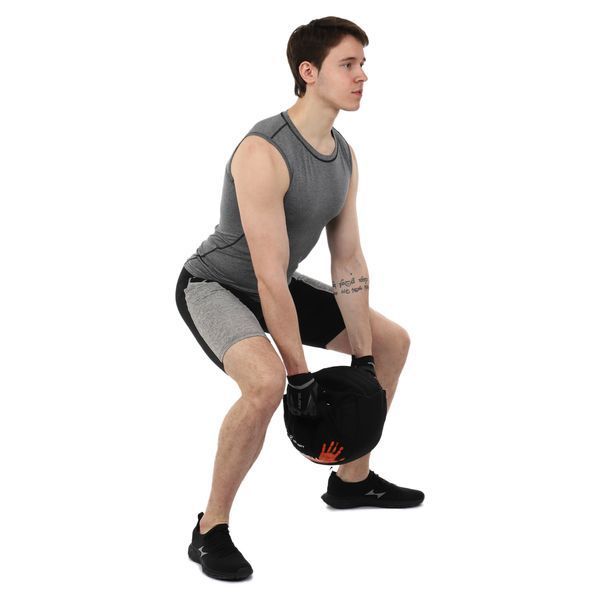 Насыпная гиря песочная SandBell Crossfit Zelart TA-7823-15-1 вес 15кг черный TA-7823-15-1 фото