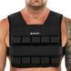 Жилет утяжелитель с регулируемым весом Zelart WEIGTH VEST TA-7815-20 вес-1-20кг черный TA-7815-20 фото 8
