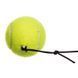 Тренажер для большого тенниса - мяч на резинке с утяжелителем TELOON TENNIS TRAINER TL801-5-MID салатовый-черный TL801-5-MID фото 4