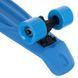 Пенни борд Penny Board круизер пластиковый RUBBER 22' RUBBER SOFT FISH SK-410-3 зеленый-синий SK-410-3 фото 4
