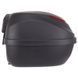Кофр центральный задний для мотоцикла пластиковый Top Case YUNMING ZJH-0831 1шт 40x28x41см черный-красный ZJH-0831 фото 3