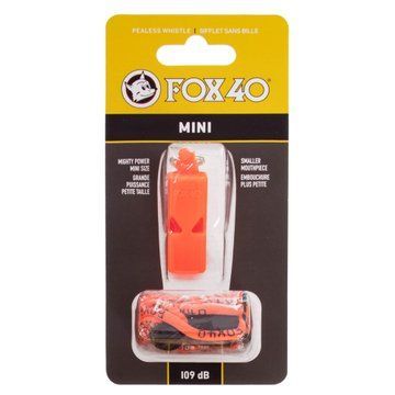 Свисток спортивный судейский пластиковый со шнурком MINI FOX40-MINI цвета в ассортименте FOX40-MINI фото