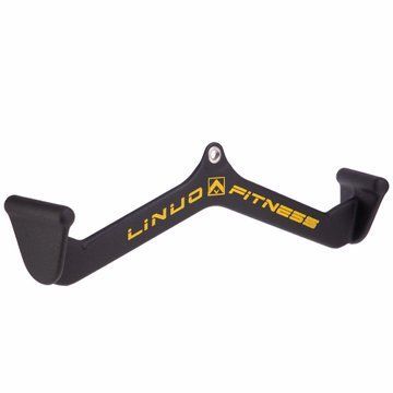 Рукоятка для тяги со средним хватом Mide Grip нескользящее покрытие LINUO FITNESS TA-3700-56 54см черный TA-3700-56 фото