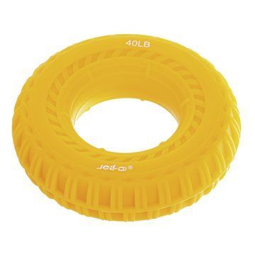 Эспандер кистевой кольцо JELLO JLA470-40LB 1шт o8см нагрузка 18кг желтый JLA470-40LB фото