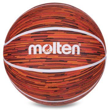 Мяч баскетбольный резиновый MOLTEN B7F1600-RW красный B7F1600-RW фото