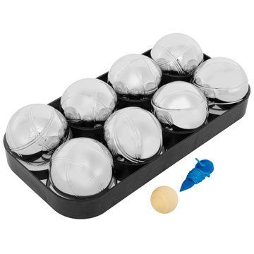 Петанк (бочче) спортивная игра 8 стальных шаров в PVC чехле SP-Sport IG-5340 8шаров o7,3см серебряный IG-5340 фото