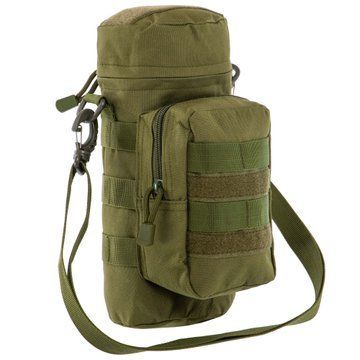 Подсумок тактический для емкости с водой и дополнительным отделением Military Rangers ZK-9104 размер 27х12х12см 3,8л цвета в ассортименте ZK-9104 фото