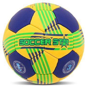 Мяч гандбольный SOCCER STAR HB-4527-3 размер 3 желтый-синий HB-4527-3 фото
