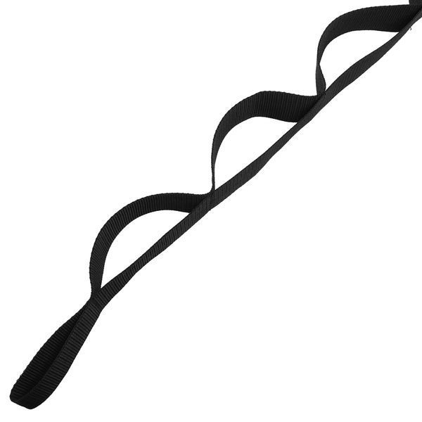 Лента стропа с петлями для растяжки STRETCHING STRAP EZOUS I-01 8 петель черный I-01 фото
