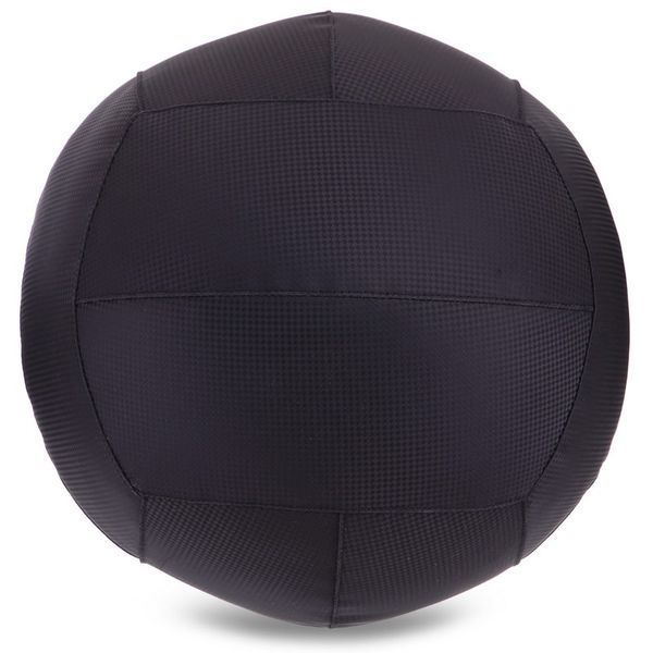 М'яч набивний медичний для кросфіту WALL BALL Zelart FI-2637-12 12кг чорний FI-2637-12 фото