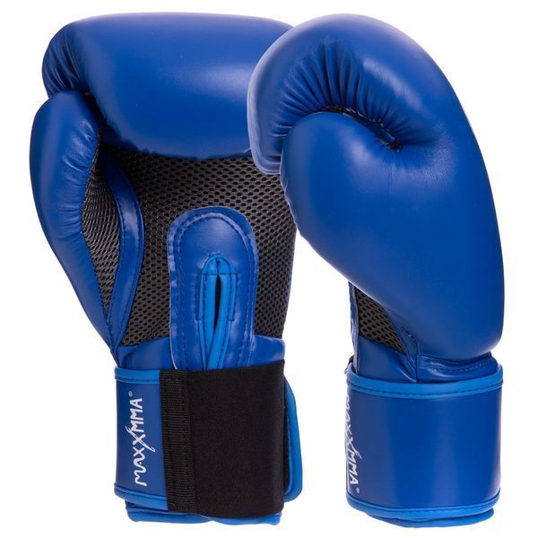 Перчатки боксерские на липучке PU MAXXMMA GB01S 10-12 унций цвета в ассортименте 10 унции GB01S фото