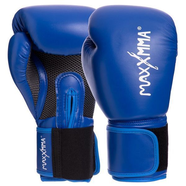 Перчатки боксерские на липучке PU MAXXMMA GB01S 10-12 унций цвета в ассортименте 10 унции GB01S фото