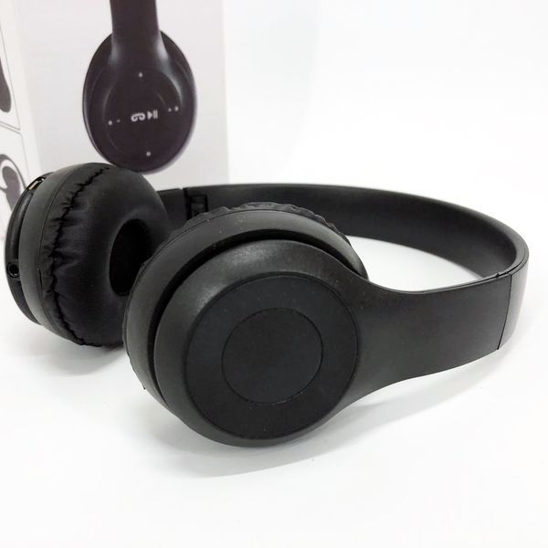 Беспроводные наушники Bluetooth Wireless Headset P47 Black Гарнитура для ПК, телефона с микрофоном ws62538 фото