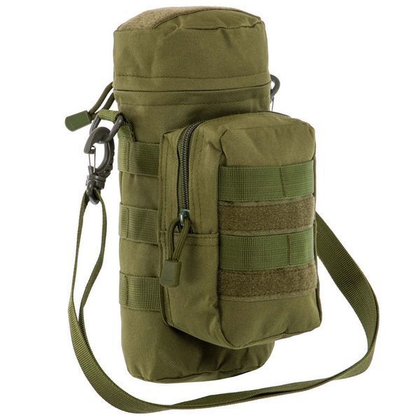 Подсумок тактический для емкости с водой и дополнительным отделением Military Rangers ZK-9104 размер 27х12х12см 3,8л цвета в ассортименте ZK-9104 фото