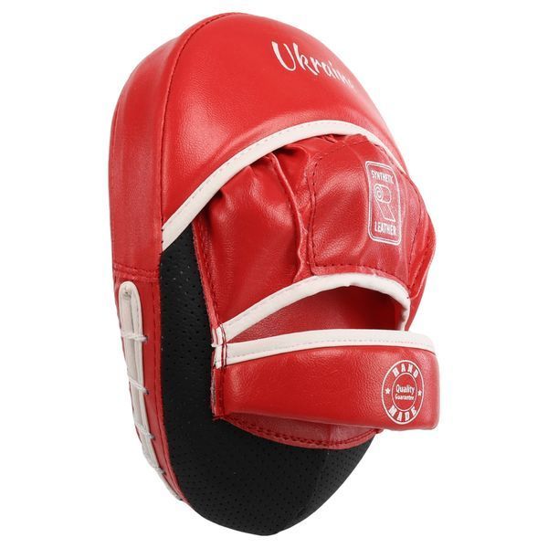 Лапа боксерская изогнутая тренировочная Кожвинил BOXER NEW 2013-N 23х19х4,5см 2штуки р. Універсальний розмір рукавички 2013-N фото