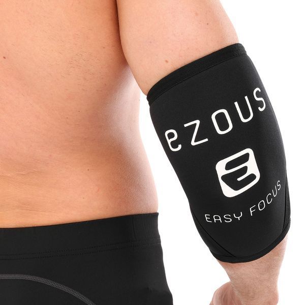 Налокотники для жима 2штуки ELBOW SLEEVE EZOUS A-03 2шт S-XL черный M A-03 фото