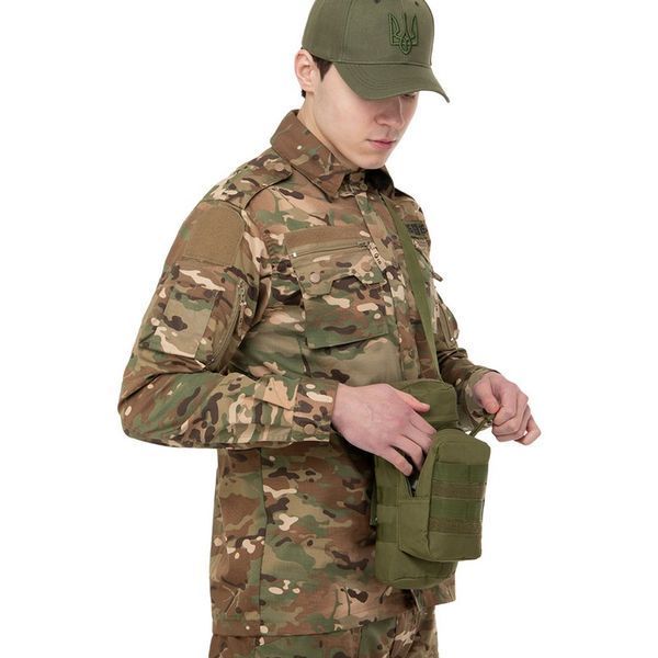 Підсумок тактичний для ємності з водою та додатковим відділенням Military Rangers ZK-9104 розмір 27х12х12см 3,8л ZK-9104 фото