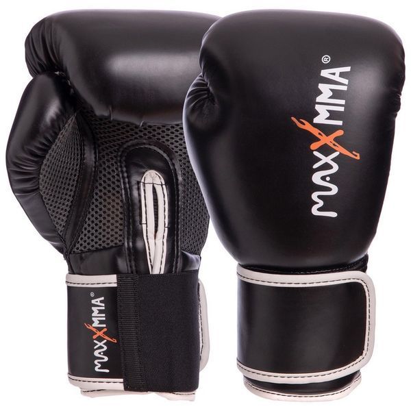 Перчатки боксерские на липучке PU MAXXMMA GB01S 10-12 унций цвета в ассортименте 10 унции GB01S фото