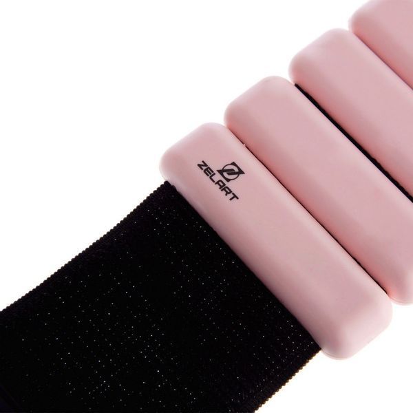 Обтяжувачі-браслети для рук ніг з силіконовим покриттям Zelart FITNESS BRACELETS TA-3274 2x0,5кг рожевий TA-3274 фото